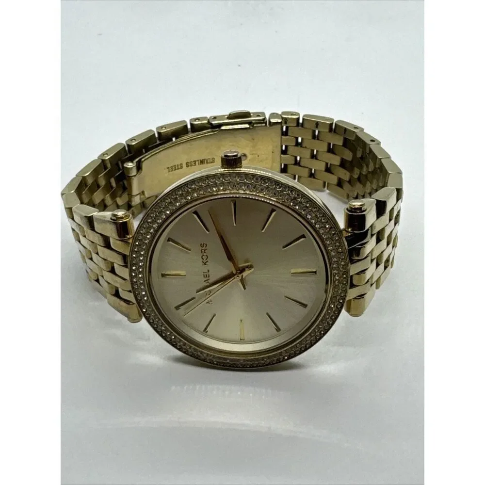 Michael Kors MK3398 Women's Gold Stainless Steel Analog Dial Quartz Watch JNA642